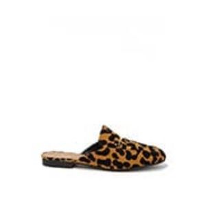 Qupid Leopard Print Loafers